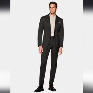 Suit Supply - 36S/30 Dark Brown Havana Suit - untailored